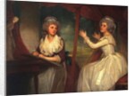 Lady Caroline Spencer, later Viscountess Clifden, and her sister, Lady Elizabeth Spencer, 1786-92 by George Romney