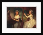 Lady Caroline Spencer, later Viscountess Clifden, and her sister, Lady Elizabeth Spencer, 1786-92 by George Romney