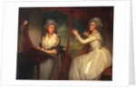 Lady Caroline Spencer, later Viscountess Clifden, and her sister, Lady Elizabeth Spencer, 1786-92 by George Romney