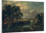 Barges on the Stour by John Constable