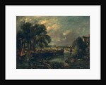 Barges on the Stour by John Constable