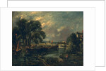 Barges on the Stour by John Constable