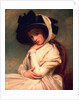 Emma Hart, later Lady Hamilton, in a straw hat, c.1782-94 by George Romney