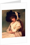 Emma Hart, later Lady Hamilton, in a straw hat, c.1782-94 by George Romney