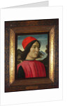 Portrait of a man, c.1490 by Domenico Ghirlandaio