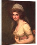 Emma Hart in a white turban, c.1791 by George Romney