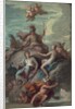 Juno, Minerva and Venus Dispatching Mercury with the Apple of Discord, c.1718 by James Thornhill