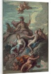 Juno, Minerva and Venus Dispatching Mercury with the Apple of Discord, c.1718 by James Thornhill