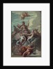 Juno, Minerva and Venus Dispatching Mercury with the Apple of Discord, c.1718 by James Thornhill