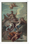 Juno, Minerva and Venus Dispatching Mercury with the Apple of Discord, c.1718 by James Thornhill