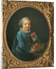 Boy with peaches, 1760 by Francois-Hubert Drouais