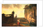 Washerwomen at the Fountain, c.1770-75 by Hubert Robert
