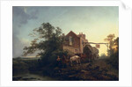 Wagon outside an inn by Philip James de Loutherbourg
