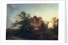 Wagon outside an inn by Philip James de Loutherbourg