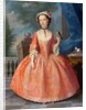 Girl in pink, c.1740s by English School