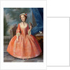 Girl in pink, c.1740s by English School