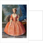 Girl in pink, c.1740s by English School