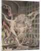 Illustration 2 to Milton's 'Paradise Lost': Satan, Sin, and Death: Satan Comes to the Gates of Hell, 1807 by William Blake