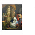 Accontius and Cydippe before the altar of Diana by Angelica Kauffman