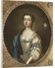 One of a pair of portraits of two sisters of the Moult family of Nottinghamshire by Arthur Devis