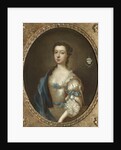 One of a pair of portraits of two sisters of the Moult family of Nottinghamshire by Arthur Devis