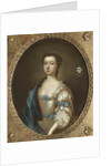 One of a pair of portraits of two sisters of the Moult family of Nottinghamshire by Arthur Devis