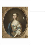 One of a pair of portraits of two sisters of the Moult family of Nottinghamshire by Arthur Devis