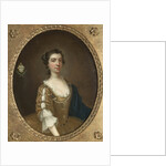 One of a pair of portraits of two sisters of the Moult family of Nottinghamshire by Arthur Devis