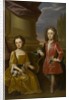 Double portrait of Dudley North and his sister, Anne, 1714 by Robert Byng or Bing