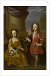 Double portrait of Dudley North and his sister, Anne, 1714 by Robert Byng or Bing