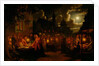 Moonlit Market, 1874 by Johann Mongels Culverhouse