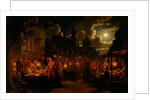 Moonlit Market, 1874 by Johann Mongels Culverhouse