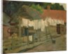 Farmhouse with Wash on the Line, c.1898 by Piet Mondrian