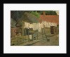 Farmhouse with Wash on the Line, c.1898 by Piet Mondrian