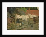 Farmhouse with Wash on the Line, c.1898 by Piet Mondrian