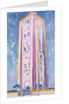 Lighthouse at Westkapelle in Orange, Pink, Purple and Blue, c.1910 by Piet Mondrian