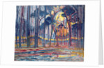 Woods near Oele, 1908 by Piet Mondrian
