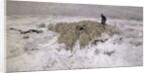 Flock of Sheep in the Snow by Anton Mauve