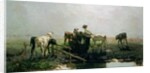 Calves at a Pond, 1863 by Willem Maris