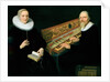 Couple at the Clavichord, 1648 by Jan Barendsz. Muyckens