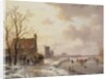 Winter scene, 1844 by Andreas Schelfhout