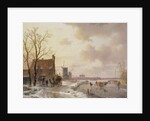 Winter scene, 1844 by Andreas Schelfhout