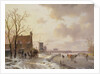 Winter scene, 1844 by Andreas Schelfhout