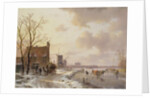 Winter scene, 1844 by Andreas Schelfhout