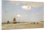 Beach scene, 1887 by Johannes Hendrik Weissenbruch