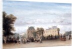 The Luxembourg Gardens, 1849 by Charles Rochussen