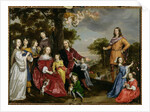 Portrait of W. van der Kerckhoven and his family, 1652 by Jan Mytens or Mijtens