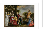 Portrait of W. van der Kerckhoven and his family, 1652 by Jan Mytens or Mijtens