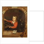 Young Boy with a Birdcage by Jan Adriansz van Staveren