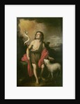 St. John with a Lamb by Bartolome Esteban Murillo